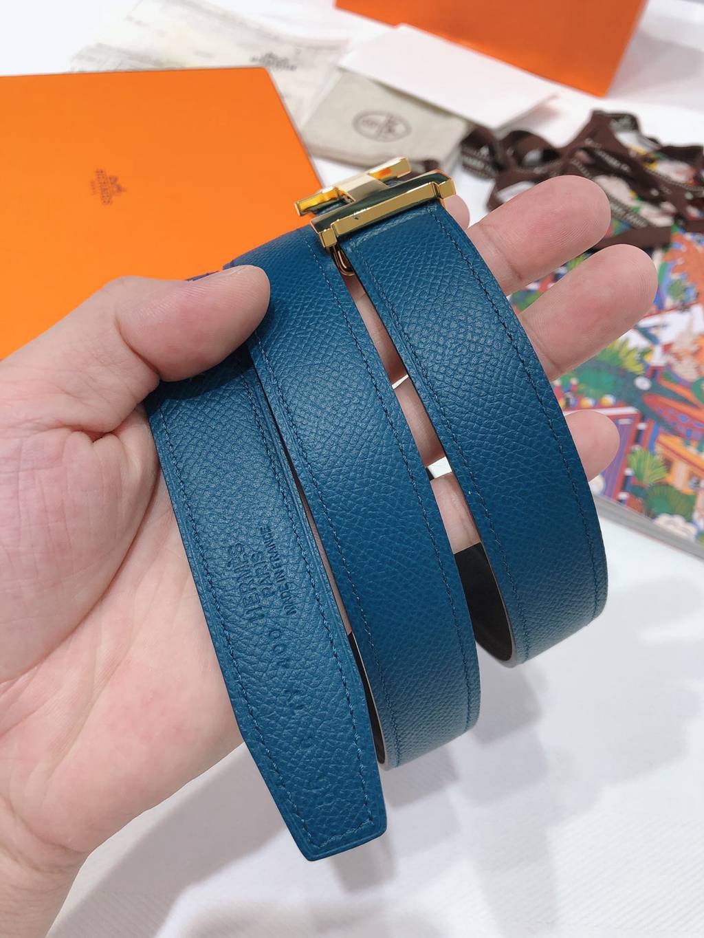 H**mes belts 24mm